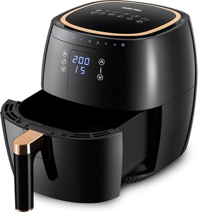 Swiss Pro+ Airfryer XL - Heteluchtfriteuse XXL - 1890W - 7,0L Inhoud - 80ºC tot 200ºC - Zwart
