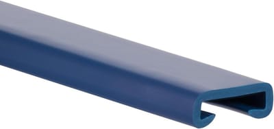 QUEST Leuning, PVC, 40 x 8, kunststof trapleuning, profiel voor trapleuningen, rubber, donkerblauw