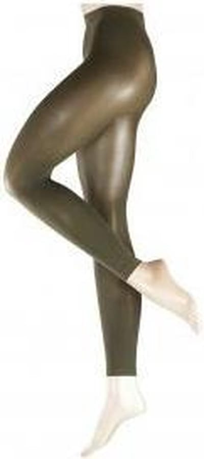 FALKE Pure Matt Legging 50 denier 40789 - Groen 7826 khaki Dames - M
