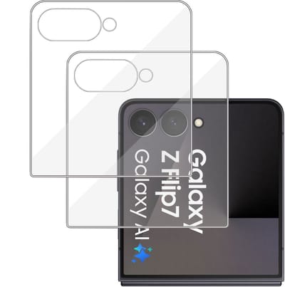 ChiGuard Screenprotector 2x geschikt voor Samsung Galaxy Z Flip 7 Screenprotector - Beschermglas - Curved - GuardCover