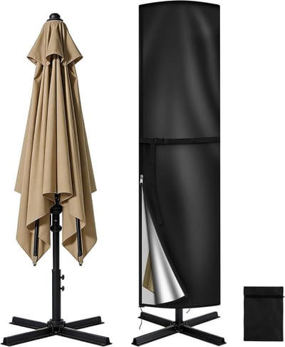 Parasolhoes - Afdekhoes Tuinparasol - Buitenbescherming - Waterdicht UV-bestendig - 260x65/65 cm