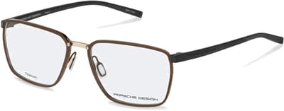 Porsche Design P8787 Brown, gold 57/17/145 MAN Brilmonturen