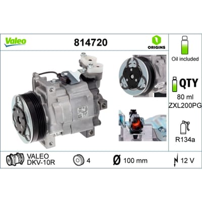 Compressor airconditioning VALEO ORIGINS NEW VALEO 814720