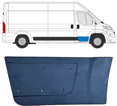 Reparatiepaneel voor deur voor Opel Movano 2021-2026 / Rechts