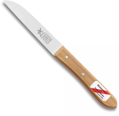 Robert Herder Molenmes – Schilmesje – Benelux – Carbonstaal – Recht – Lemmet 85 mm – Lang Heft – Beukenhout