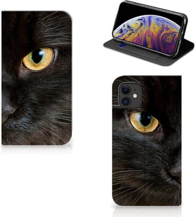 Apple iPhone 11 Hoesje maken Zwarte Kat