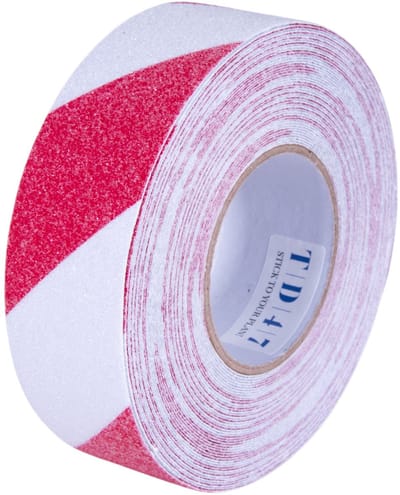 TD47 Antislip Tape 50mm x 18,3m Rood/Wit