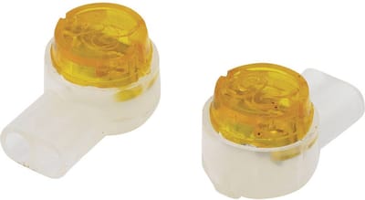 TRU COMPONENTS Draadconnector Flexibel: 0.13-0.65 mm² Massief: 0.13-0.65 mm² Aantal polen: 2 100 stuk(s) Geel