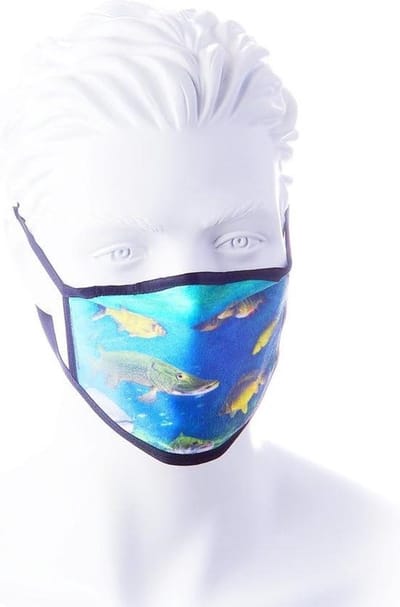 Mondkapje Zoetwater Vissen - Vis Mondmasker - Bescherming Aerosol - Goed Ademend - One size - Bonte kleuren