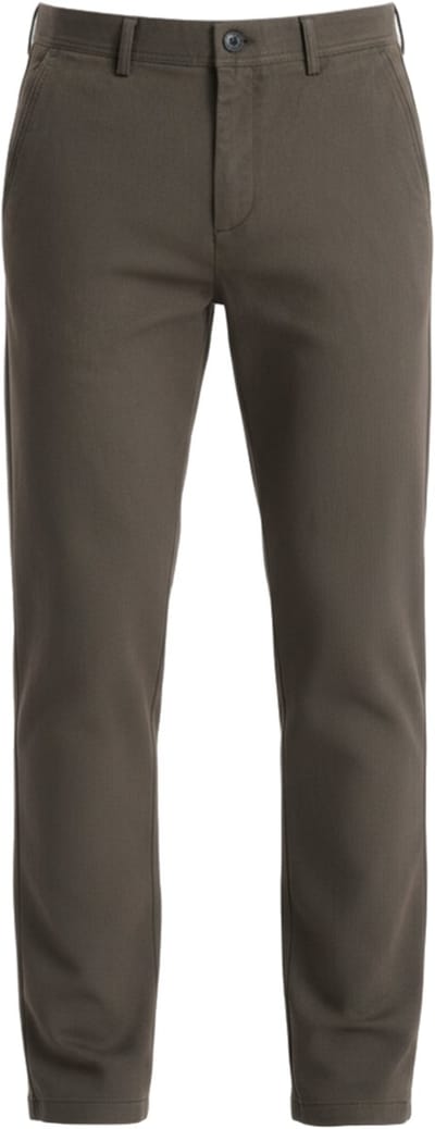OMBRE Broek - Slim Fit - Rits - Effen Kaki S