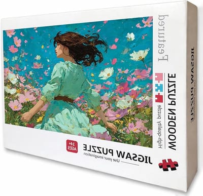 Houten Puzzel - Legpuzzel Volwassenen - Ontspannend Spel - Achterkant Met Letters - 122 x 81 cm - Multicolor