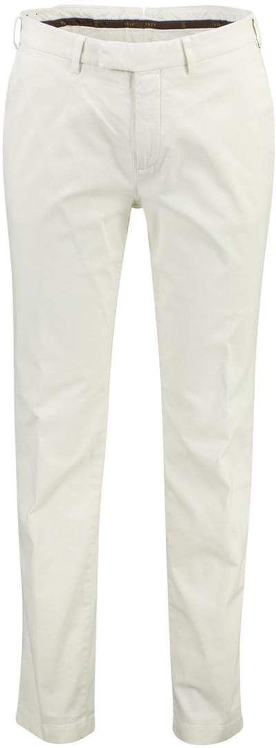 Gebroken witte broek Gardeur flatfront normale fit
