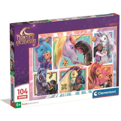Clementoni - Puzzel - Unicorn Academy - 104 stukjes - vanaf 6 jaar