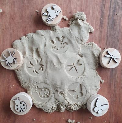 Stempelset voor zand en klei - Dieren Stempels - Zandstempels - Kleistempels - Kinderstempels - Stempel