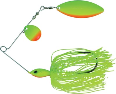 Predox Spintexx Double Will 13 g - krachtige spinnerbait met dubbele willowbladen voor roofvissen Fire Tiger