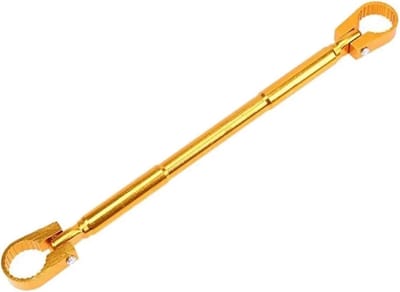Motorfiets Stuur - Verstelbare Dwarsbalk - Verbeterde Controle - Antislip Grip - 22mm - Goud