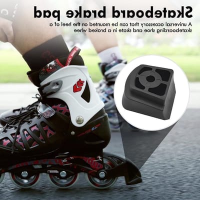Set van 4 Achterremmen voor Inline Skates - Vervangende Rem Pads van TPR - Universele Remmen voor Veiligheid en Prestaties