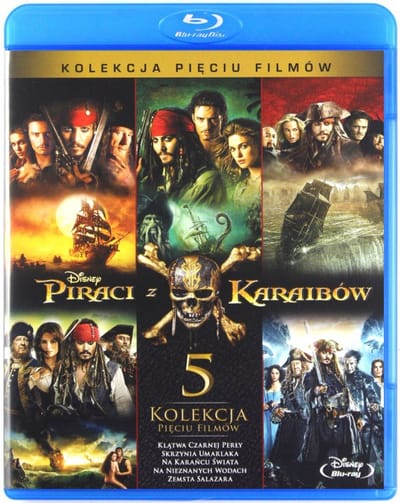 Piraci z Karaibów Pakiet 1-5 [5xBlu-Ray]