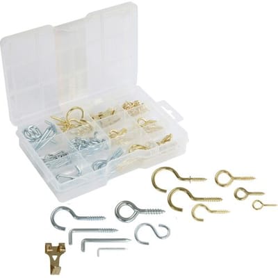Toolstation Set oog- & schroefhaken 102-delig