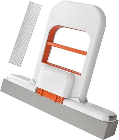 Opvouwbare Mini Wisser - Draagbare Schoonmaker - Oppervlakken Reinigen - Eenvoudige Vingerwringer - Compact Ontwerp
