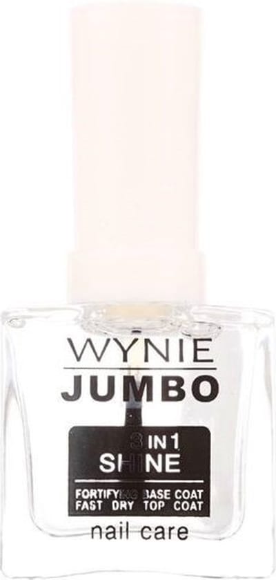 Wynie - Nail Care 3 in 1 - Fortifying / Base Coat / Top Coat - 1 flesje met 15 ml inhoud - Nummer 306