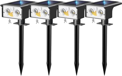 Tuinverlichting op Zonne Energie - Solar Buitenlampen -Zwart