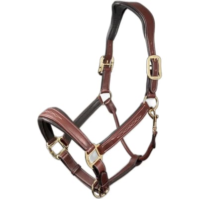 Leren halster voor paarden LeMieux Stitched Comfort