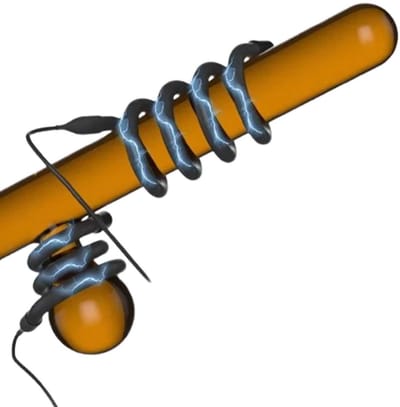 E-stim penis en scrotum stimulatie - Cockring - Elektrische schok - Buigbaar