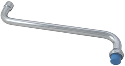 Kludi Reserveonderdelen - S-uitloop voor keukenkraan, lengte 300 mm, chroom 7560105-00