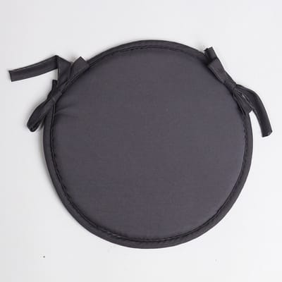 Verdikt rond stoelkussen met bandjes, gemaakt van polyester en spons. Stoelkussen voor bed en bank, geschikt voor school en restaurant. Comfortabel zitkussen.