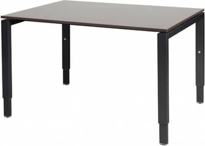 Verstelbaar Bureau - Domino 120x90 logan - zwart frame