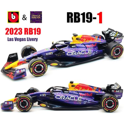 Bburago 1:43 F1 Red Bull Racing Tag Heuer Rb20 #1 Verstappen #11 Perez Alliage Voiture Modèle Moulé Sous Pression Jouet Objet de Collection Sf24