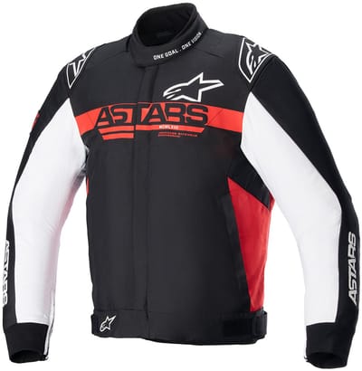 Alpinestars Monza-Sport Jas Zwart Fel Rood Wit - Maat M - Jas
