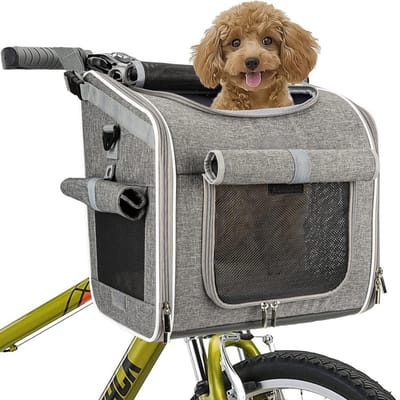 Lexium Hondenfietsmand Elektrische Fiets - Hondenfietsmand - Fietsmand Hond Voorrop - Honden Fietstas