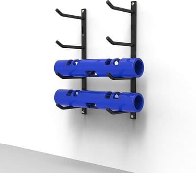 Yogamat Opbergrek - Fitness Organizer - Sportspullen Opbergen - Extra Grote Capaciteit - 70 cm Hoog - Mat Zwart