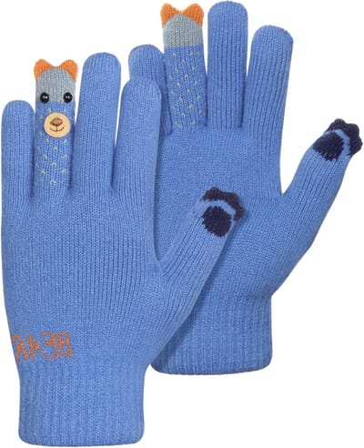 Winterse Magische Kinderhandschoenen - Dikke Gevoerde Gebreide Handschoenen voor Jongens en Meisjes, Warm en Elastisch met Volledige Vingers