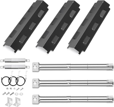 Universele Onderdelen voor Gasbarbecues, 31-45 cm Branders, Vlamverdeler en Deksel voor Grillaccessoires