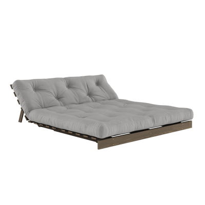 Karup Slaapbank Roots 160 - 746 Grey - 106 carob brown lacquered