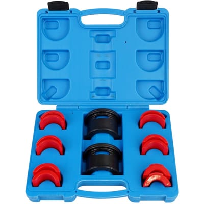 Kit d'outils pour monte-joints de fourche de moto et de vélo 14 pièces Ensemble de monteurs Adaptateur 35-50 mm multicolore