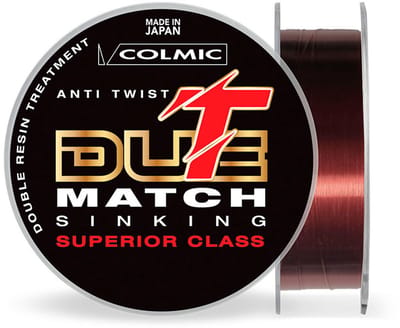 Colmic T-due Sinking Match Monofilament 300 M Zilver 0.200 mm