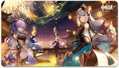 Fleeting Colors in Flight Desk Mat - Genshin Impact Merchandise