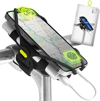 Fiets telefoonhouder - Siliconen - Voor smartphone en powerbank - 0,11kg
