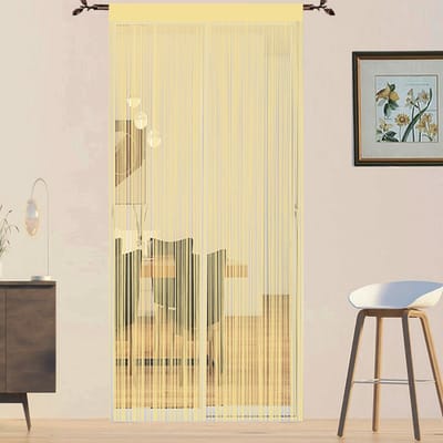 Unyqoos ® Decoratief Draadgordijn voor Deuren met Insectenbescherming en Ruimteverdelers, 90 x 200 cm