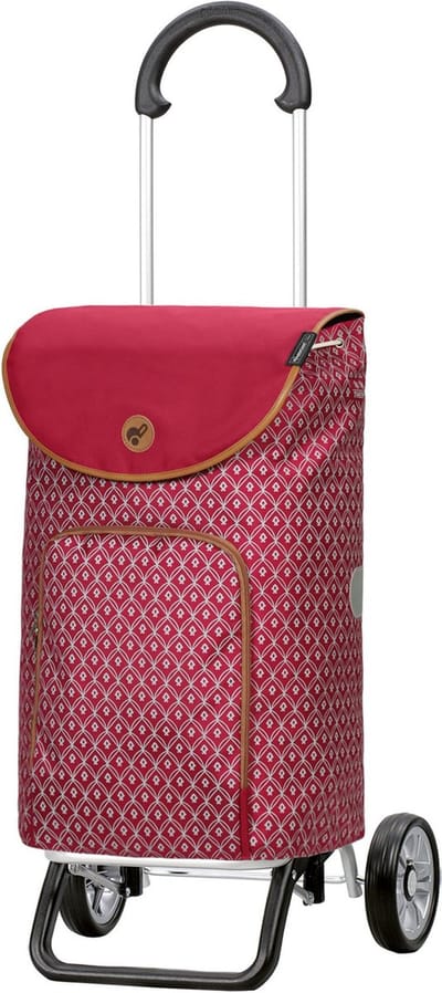 Andersen SHOPPER MANUFAKTUR Boodschappentrolley Scala Shopper Plus Famke Red Rood 103cm