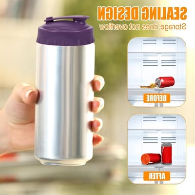Herbruikbare sluitingen voor drankblikjes - 6 stuks, ideaal voor bier en frisdrank, perfect voor het bewaren van dranken
