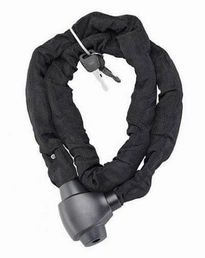 Motorslot, met sleutel en ketting, LOOPS, 10 mm, 150 cm, THIRARD