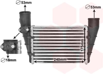 Van Wezel - INTERCOOLER VOOR AUDI A4 B5 1994-1998 058145805A