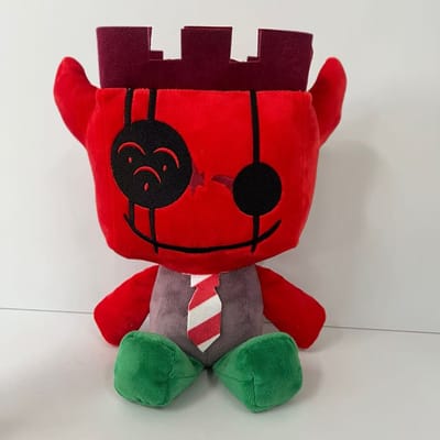 Spel Forsaken Jx1Dx1 Pluche Pop 25cm Periferieën Pluche Speelgoed Koning Kubus Knuffels Verzamelingen Decoratie Cadeaus red