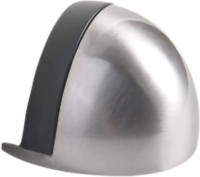 Vloerdeurstopper - Deurstop Rubber - Bescherming Deur Muur - Sterk Magnetisch - Zilver