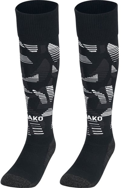 Jako Sonic Voetbalkousen - Zwart / Antraciet | Maat: 35-38